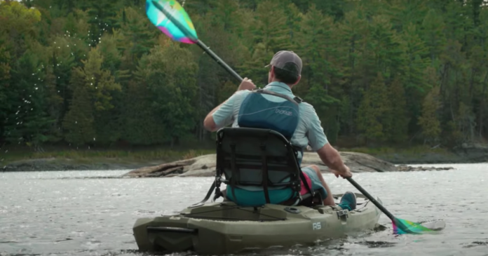 ken whiting kayaking in the bonafide rs117 kayak paddle paddletv paddle tales