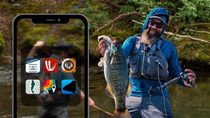 fishing apps jameson redding holding fish he caught